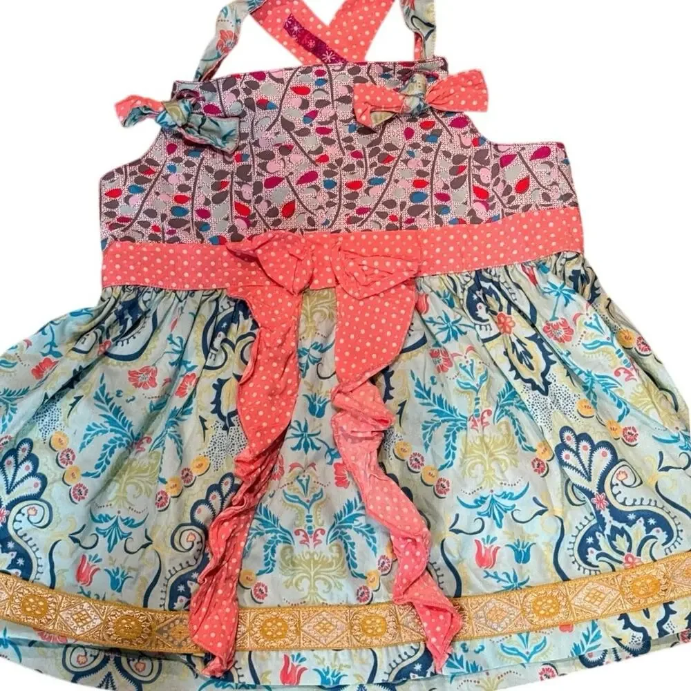 Matilda Jane Girls Size 8 Dresses Tops Shorts Tights 7 Piece Clothing Bundle